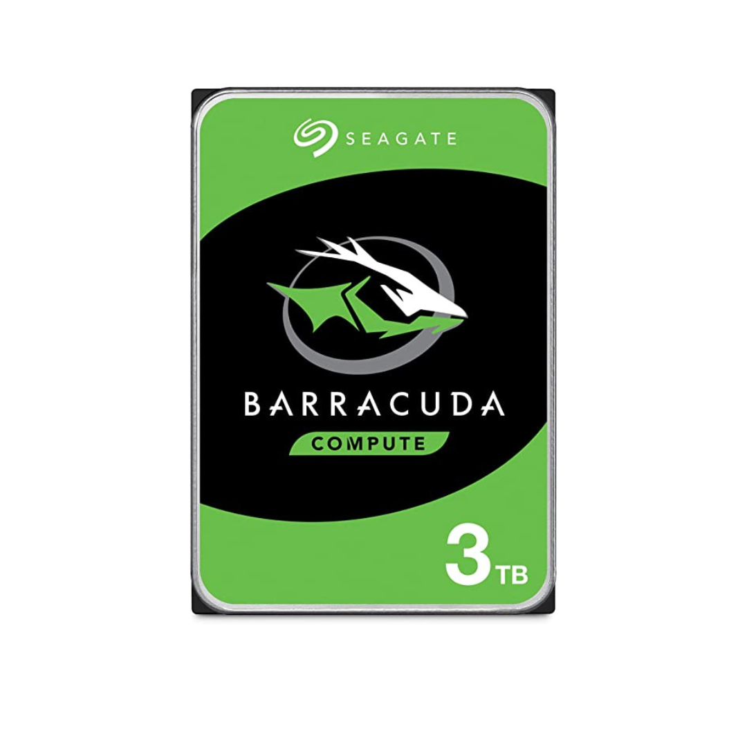 Seagate BarraCuda 3TB Internal Hard Drive HDD – 3.5 Inch SATA 6 Gb/s 7200 RPM 64MB Cache