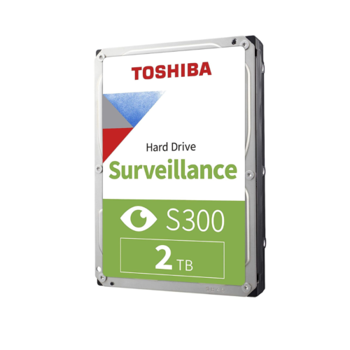 Toshiba 2TB S300 Surveillance HDD – 3.5″ SATA Internal Hard Drive Supports up to 64 HD cameras