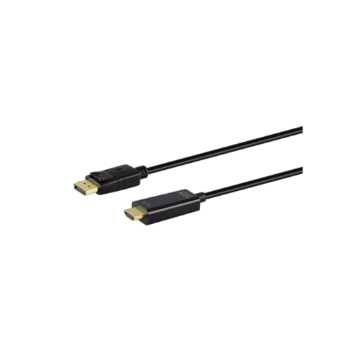 1.8M 4K DISPLAYPORT MALE TO HDMI MALE CABLE