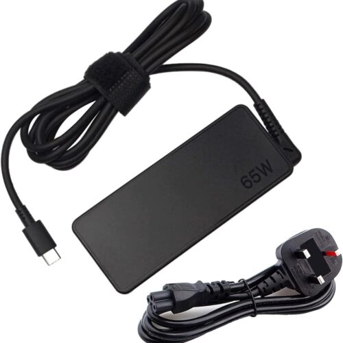 65W USB C Power adapter compatible With Lenovo Think Pad Yoga, HP chrome book, Dell XPS, ASUS, Acer, HUAWEI, Xiaomi, Samsung and more Type C Devices PD wall Laptop Power supply (Type C Charger)