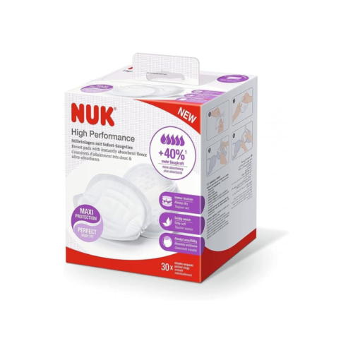 NUK High Performance Disposable Breast Pads | Nursing for Breastfeeding 30 Count