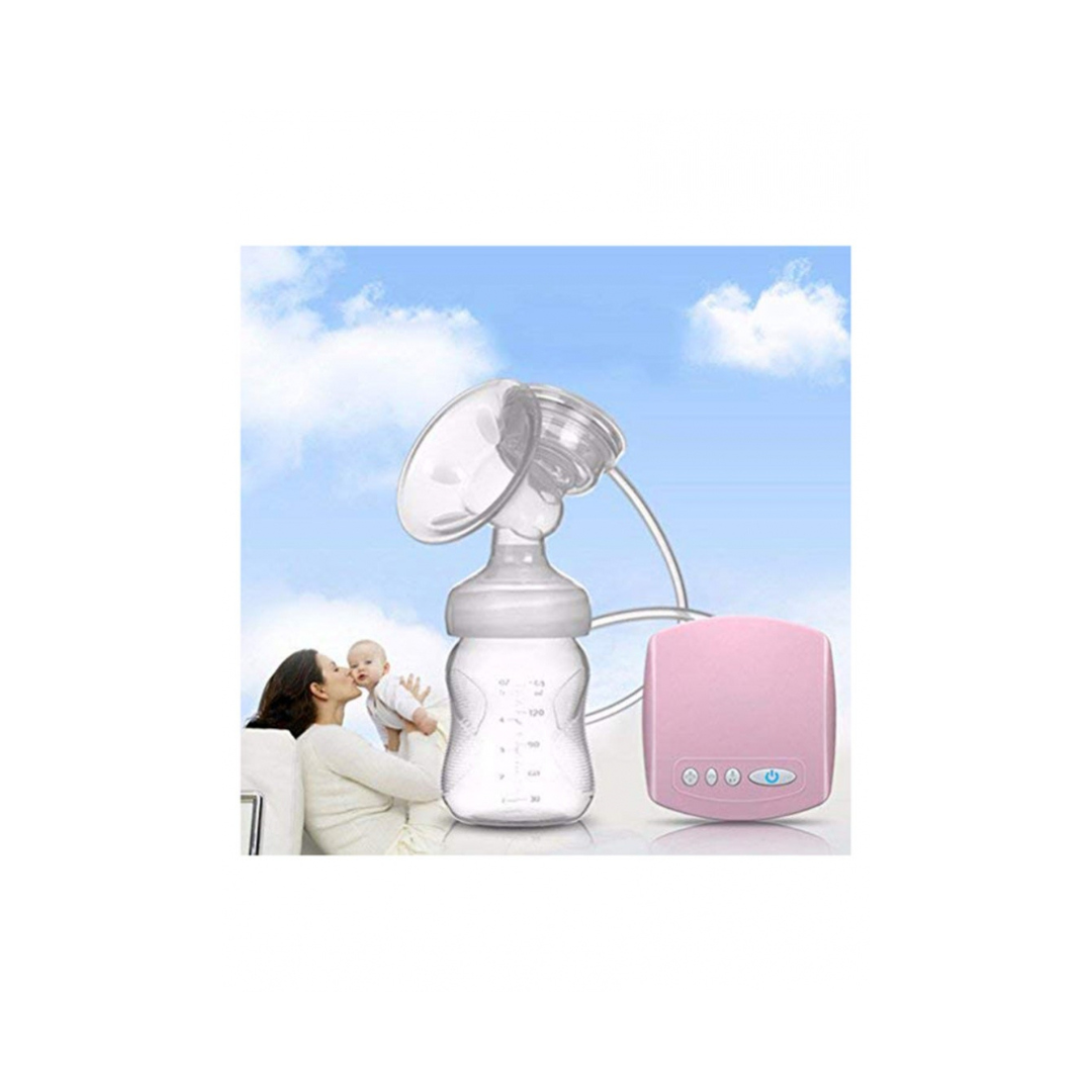 Electric Automatic Breast Pump With Pacifier Portable And Easy To Use - Pink