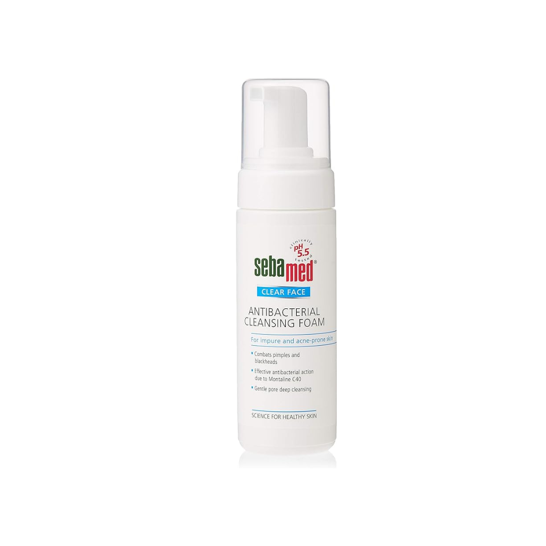 Sebamed Clear Face Antibacterial Cleansing Foam, 150 ml