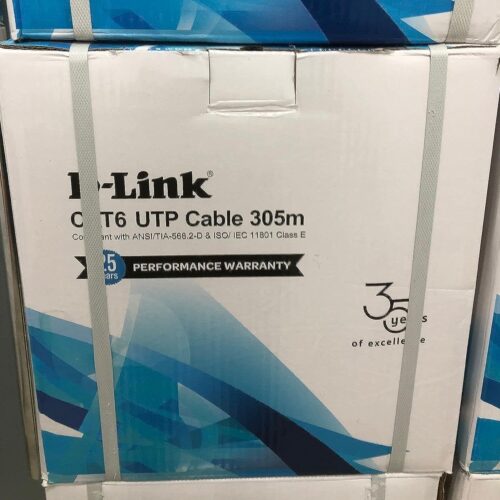 D-Link CAT-6 UTP Cable Roll 305 meter – Networking Cable