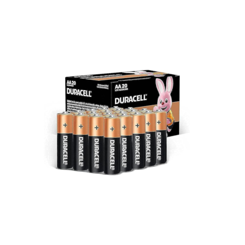 Duracell, AA 1.5V Alkaline Batteries, LR06 / MN1500, Pack of 20
