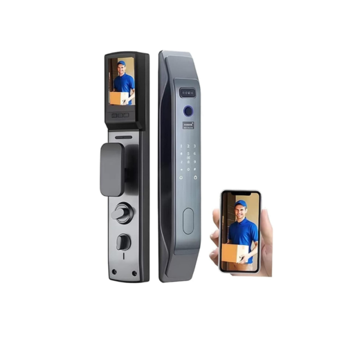 Smart Lock with Camera,Face Recognition Lock,Smart Door Lock, Fingerprint Door Lock, Biometric Door Lock, Keypad Door Lock, Digital Door Lock, Free App Control for Home Office